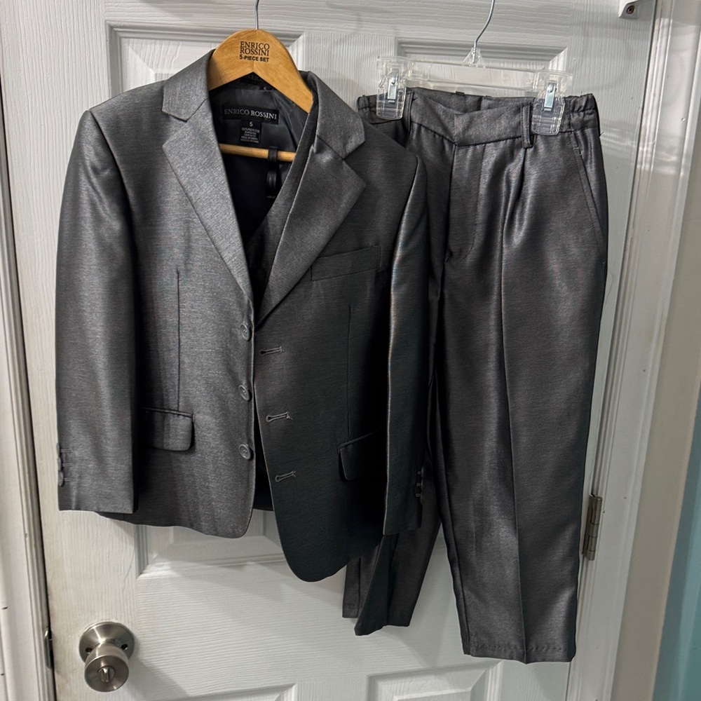 Elegant Kids' Gray Suit Set